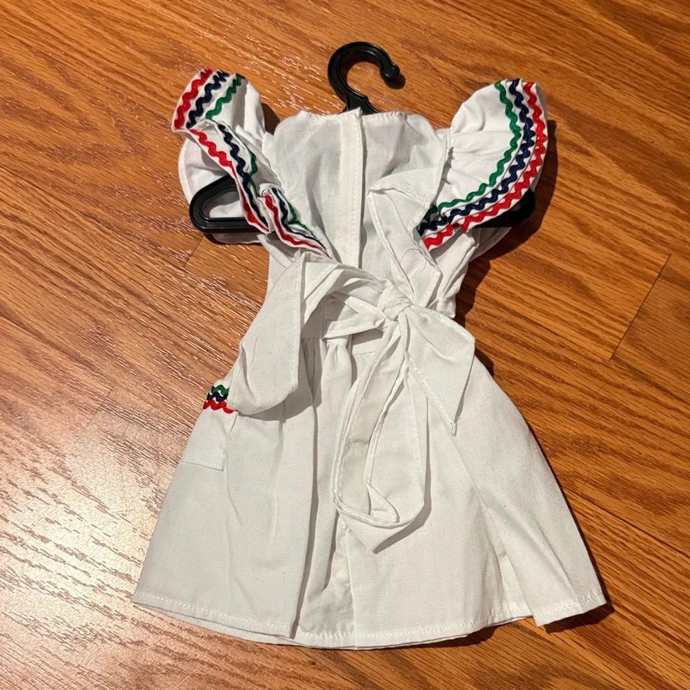 American Girl Molly Party Pinafore and Birthday Crown